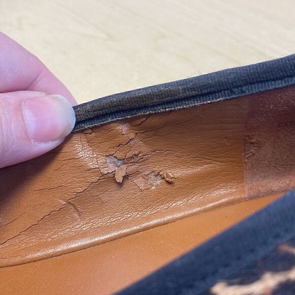 d_15 NINE West real fur loafers - Picture 6 of 6